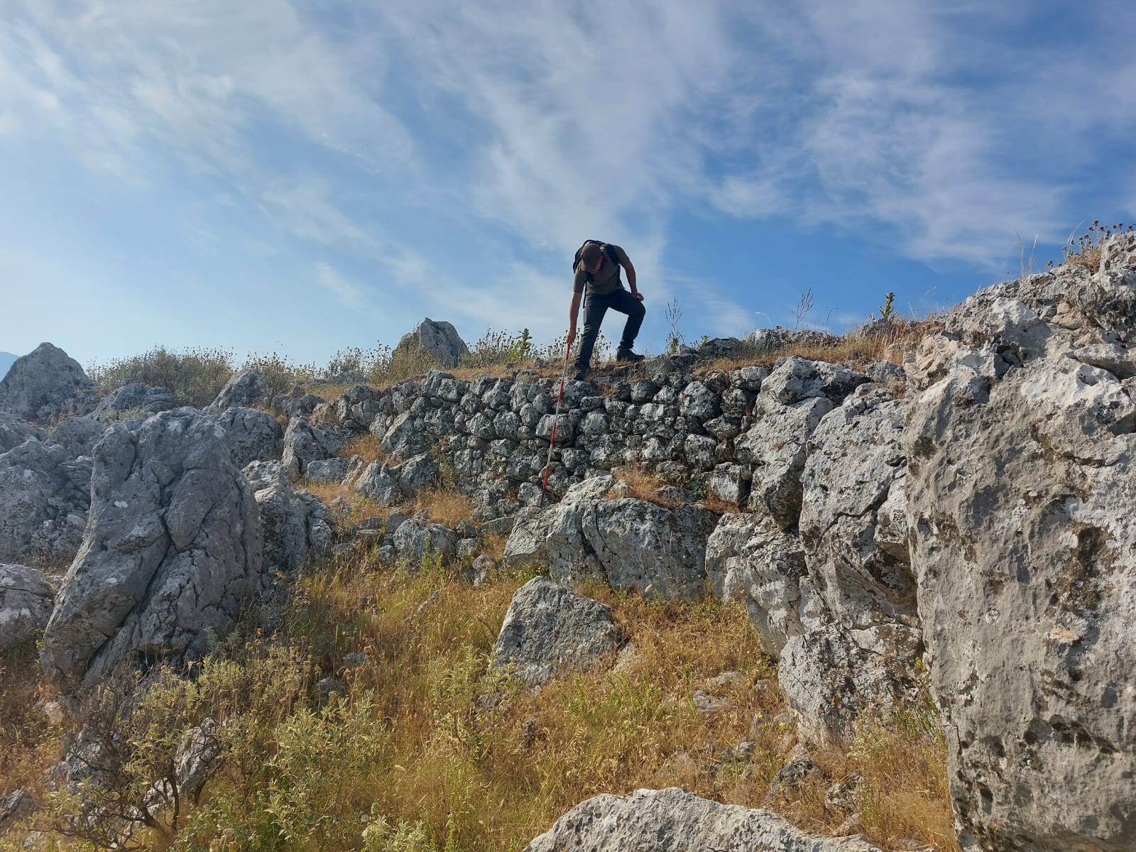 2025. Momento di lavoro durante le ricognizioni
